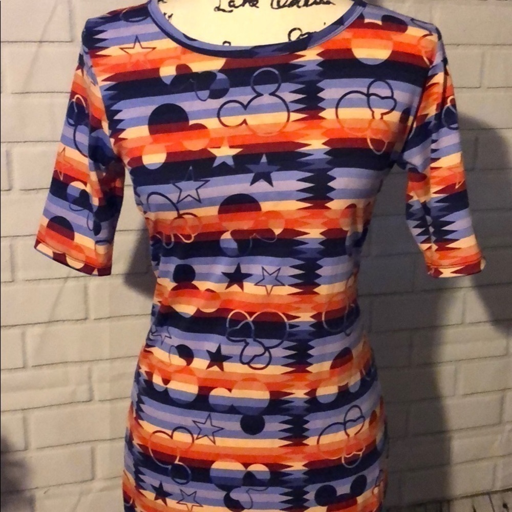 LuLaRoe Disney Mickey/Minnie dress size S - Picture 2 of 5